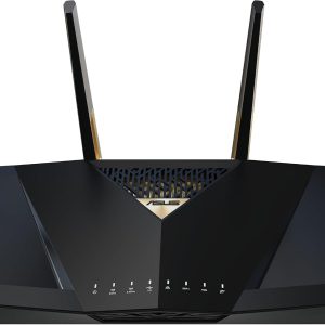 ASUS RT-AX88U PRO AX6000 Dual Band WiFi 6 Router, WPA3, Parental Control, Adaptive QoS, Port Forwarding, WAN Aggregation, Lifetime Internet Security and AiMesh Support, Dual 2.5G Port